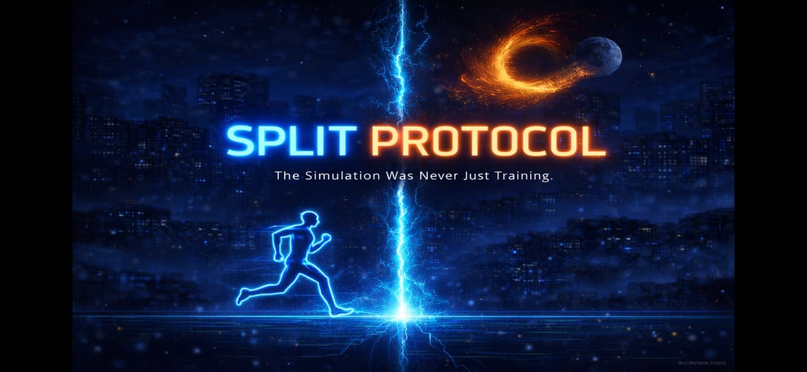 TimeSplit gameplay showing double jump tutorial